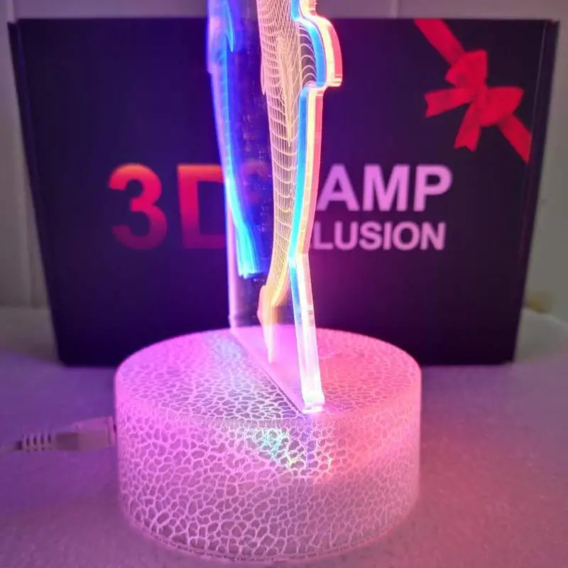 3D Dragon Illusion Lamp with Remote & Touch Control