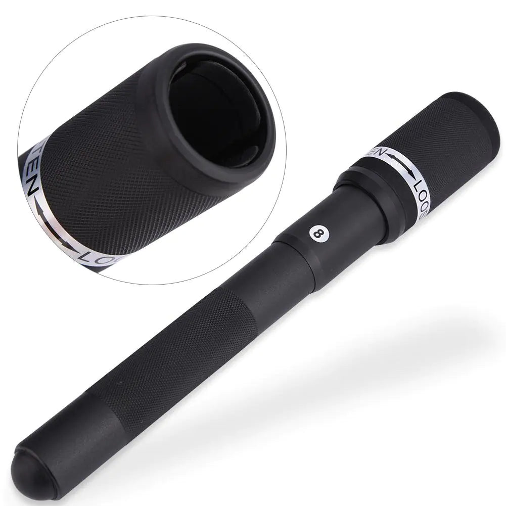 12.6inch Aluminium Alloy Billiard Telescopic Extension Cue (Black) Pool Cue Extension Telescopic Stick Pool cue Extension Slip on Pool cue Extensions