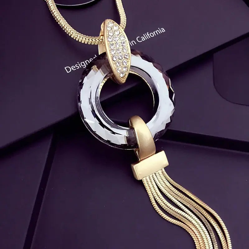 Long Necklace, Sweater Necklace, Accessory Necklace