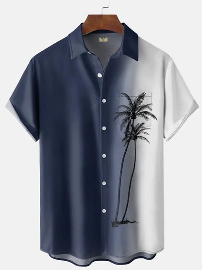 2023 Men's Hawaiian 3D Print Casual Short Sleeve Shirt