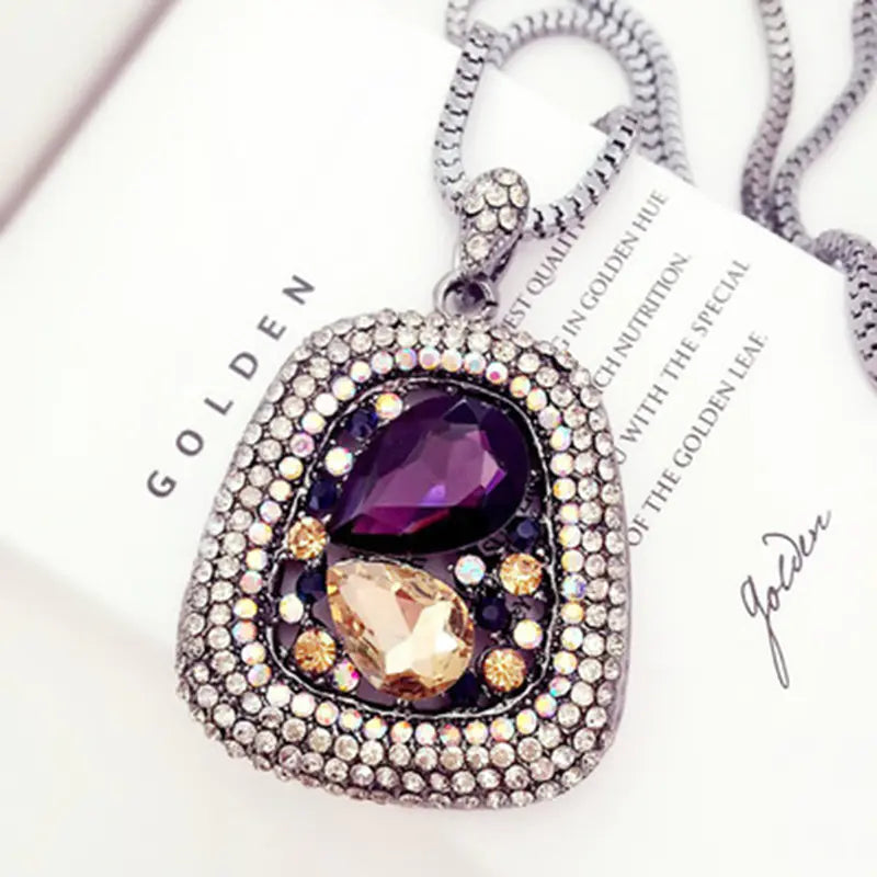 Long Necklace, Sweater Necklace, Accessory Necklace