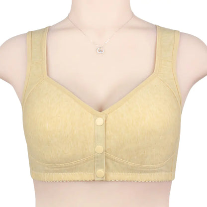 Front-Closure Plus Size Comfort Wireless Bra