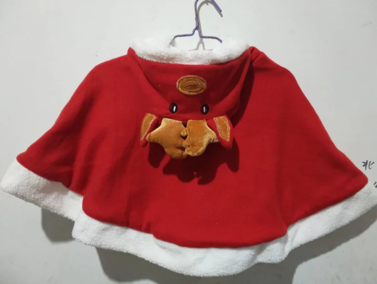 Reindeer Christmas Cloak Poncho
