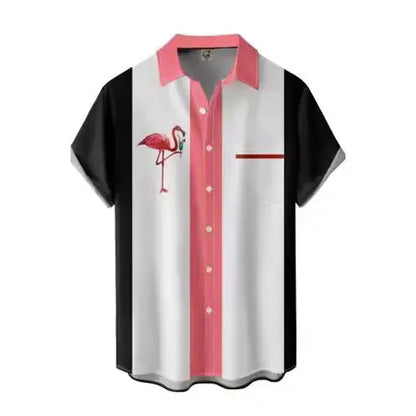 2023 Men's Hawaiian 3D Print Casual Short Sleeve Shirt