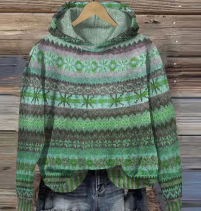 Christmas Holiday Casual Hooded Sweater