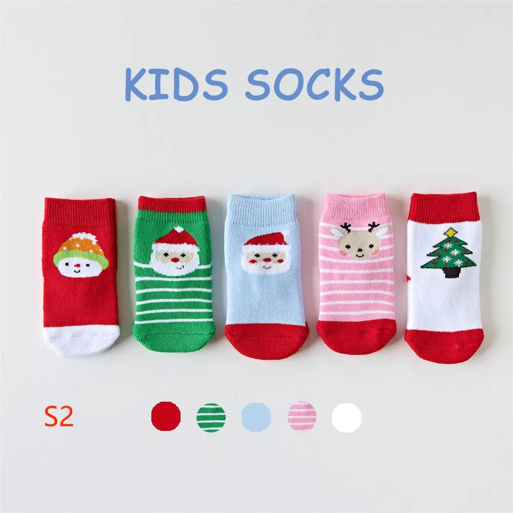 Striped Children's Socks for Christmas