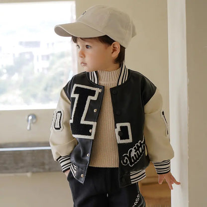 Leather Children's Jackets and Cotton Coats for Kids