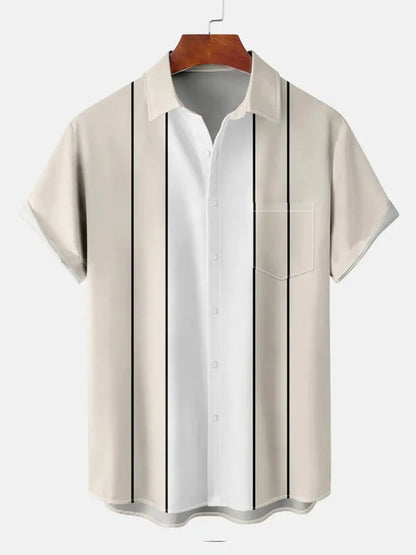 2023 Men's Hawaiian 3D Print Casual Short Sleeve Shirt