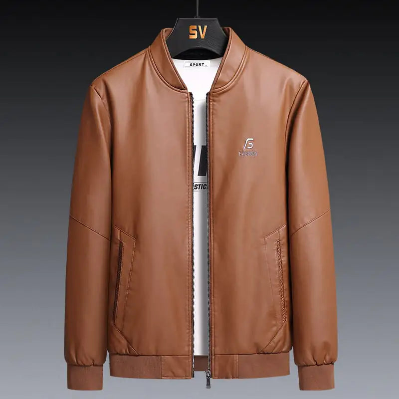 Slim Fit Stand Collar Versatile Jacket