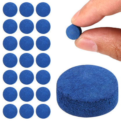 CoguZed 25 Pieces Pool Cue Tips Precision 13mm Billiard Stick Tips for Enhanced Play Performance Cue Stick Tips for Pool & Snooker Complete with Storage Box