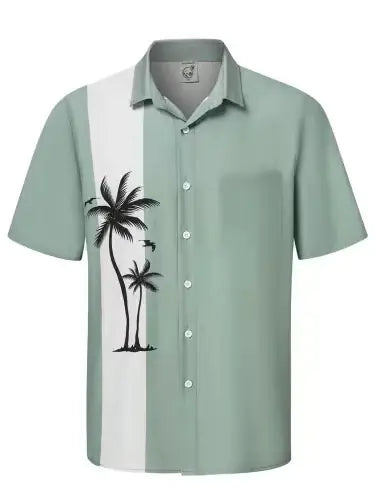 2023 Men's Hawaiian 3D Print Casual Short Sleeve Shirt