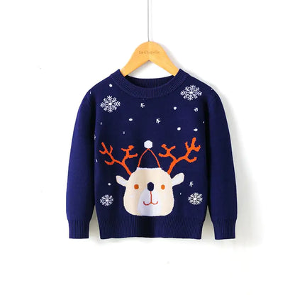 Christmas Snowflake Fawn Sweater