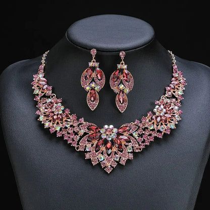 Retro European American 2-Piece Necklace Set for Brides