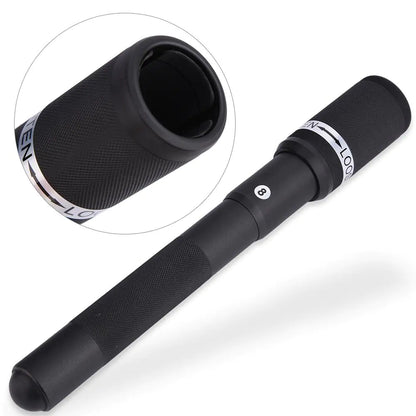 12.6inch Aluminium Alloy Billiard Telescopic Extension Cue (Black) Pool Cue Extension Telescopic Stick Pool cue Extension Slip on Pool cue Extensions