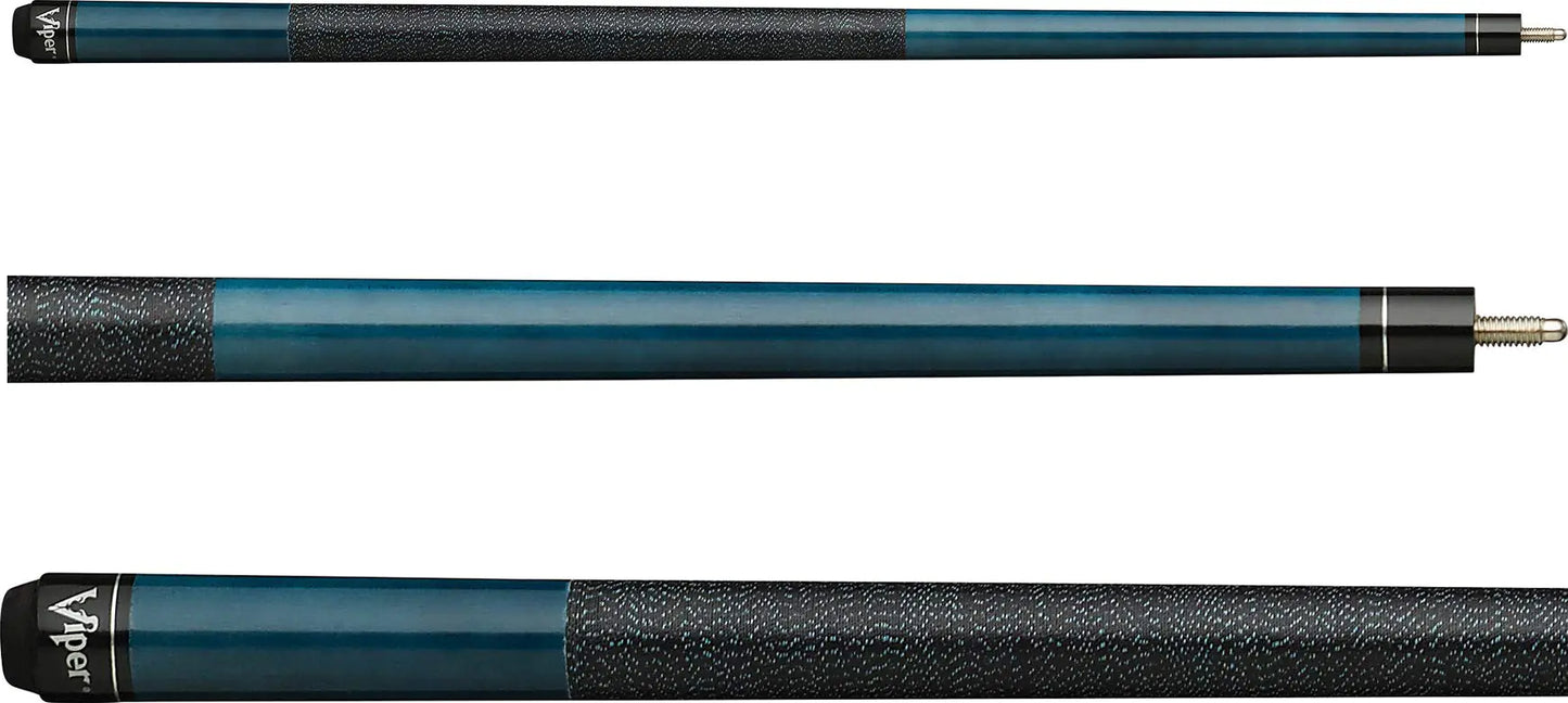 Viper by GLD Products Elite 58" 2-Piece Billiard/Pool Cue Azure Blue 18 Ounce (PP-15-18)