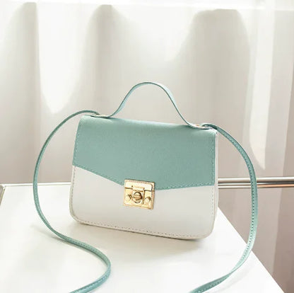Retro Women's Handbags with Niche Contrast Design