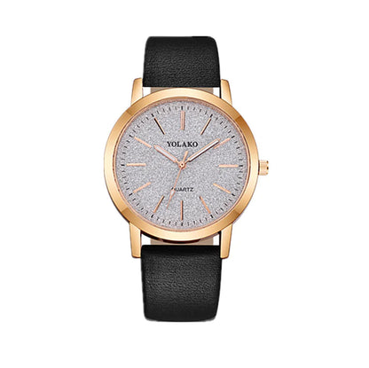 Bracelet Watch, Leather Band Watch, Glitter Watch