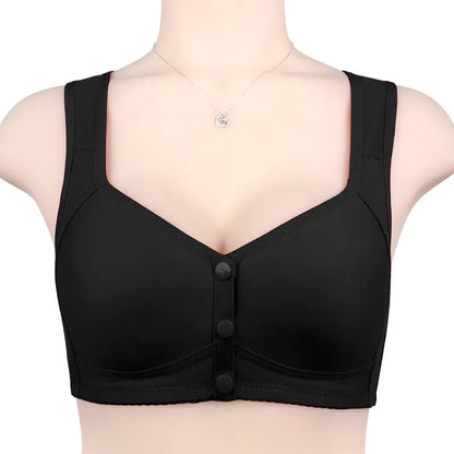 Front-Closure Plus Size Comfort Wireless Bra