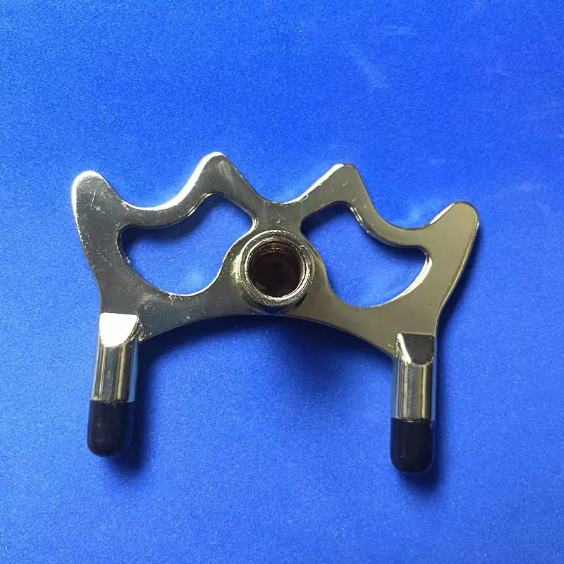 Billiard Cue Rack Cross Set with Faux Copper Base