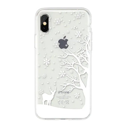 Christmas Snowflake Elk Phone Case
