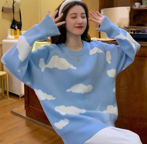 Loose Fit Cloud Sweater for Women - Autumn/Winter 2020