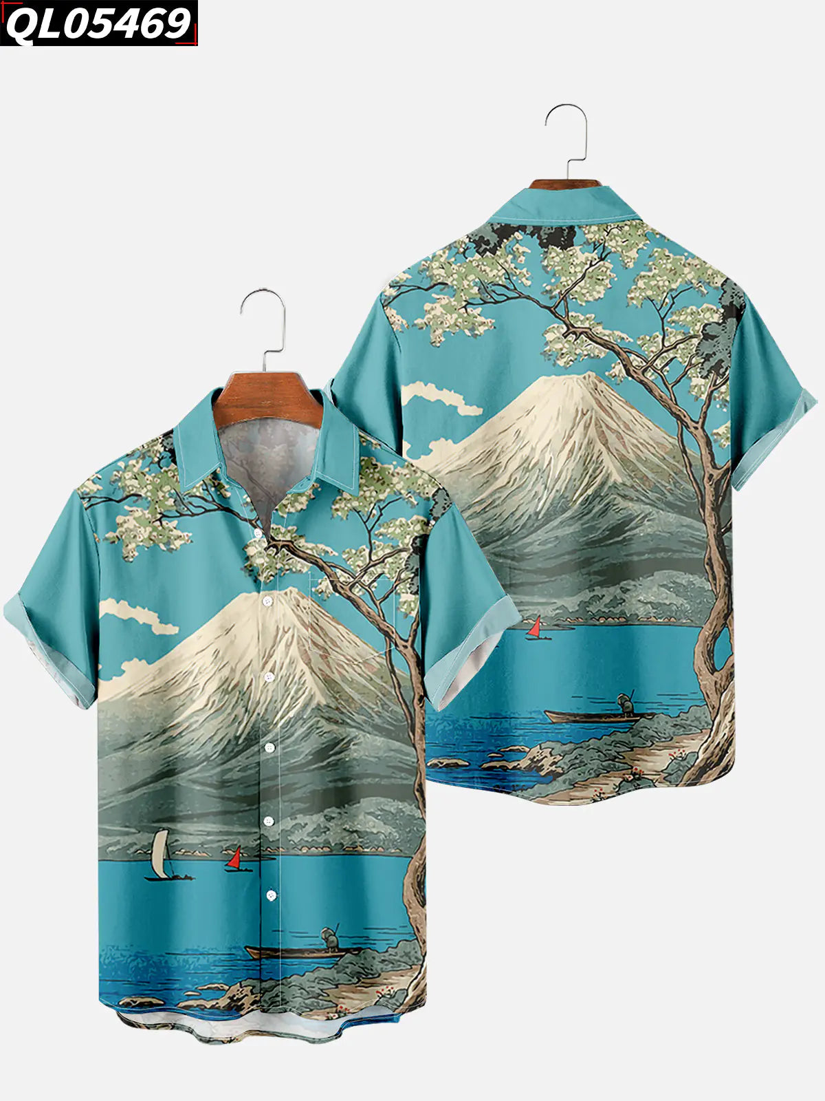 2023 Men's Casual Hawaiian Shirt for Vacation
