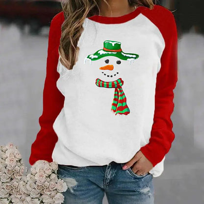 Women's Casual Printed Christmas Sweater