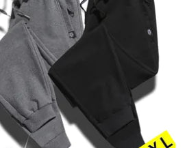 Men's Loose Fit Cotton Sports Pants for Spring & Autumn