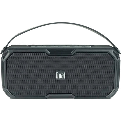 Dual Electronics LUBTWS6 Wireless Portable Bluetooth Speaker TruWireless Bluetooth Stereo Waterproof & Dustproof IP67 360 Degree Rich Dynamic Sound 100ft Wireless Range 15 Hour Playtime