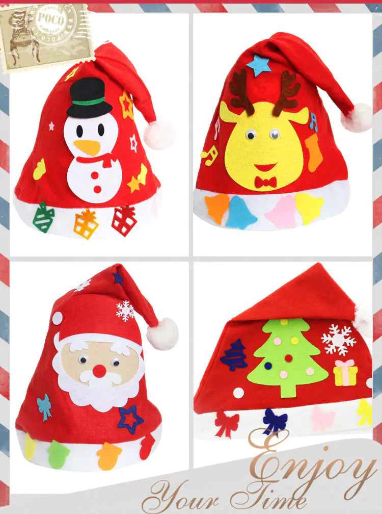 Children's Christmas Hats for Kindergarten
