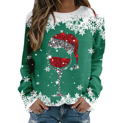 Ugly Christmas Sweaters for Women 2024 Funny Ugly Christmas Sweater Christmas Sweatshirts for Teen Girls Ugly Sweater Christmas Women Crewneck Xmas Holiday Pullover