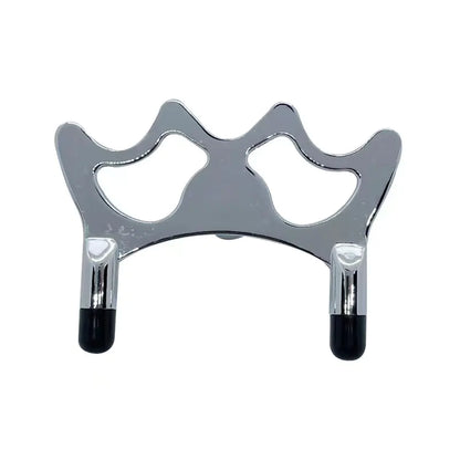 Billiard Cue Rack Cross Set with Faux Copper Base