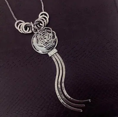 Long Necklace, Sweater Necklace, Accessory Necklace