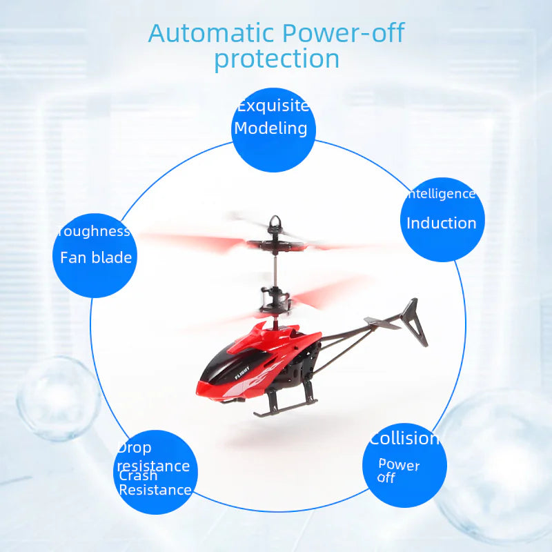 Remote Control Induction Hover Helicopter Toy