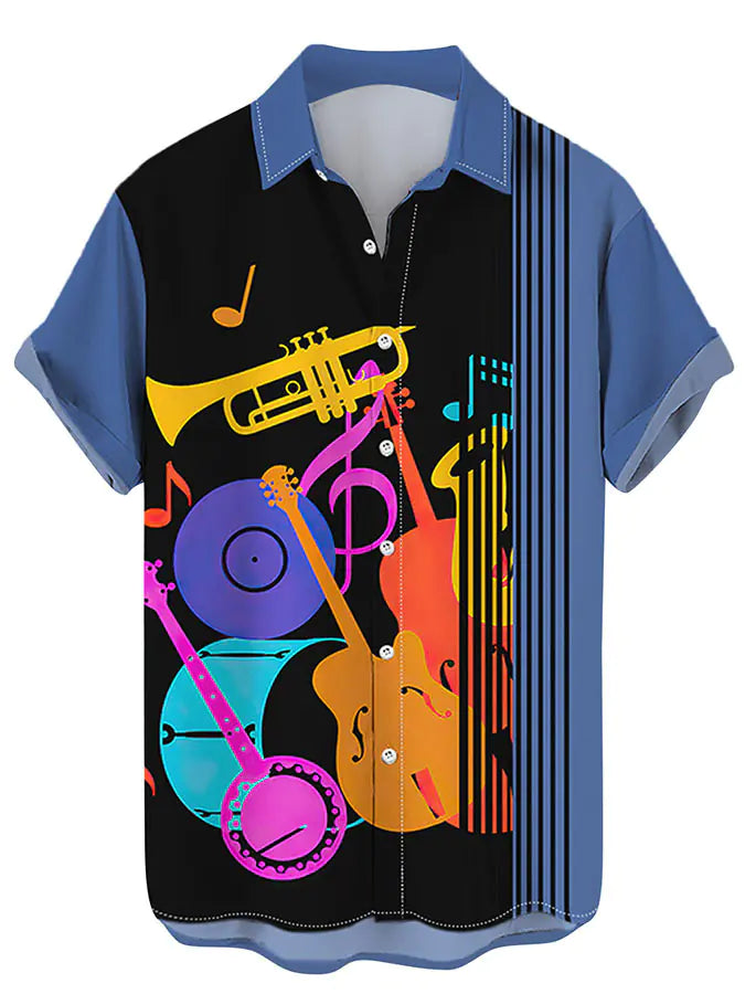 2023 Men's Hawaiian 3D Print Casual Short Sleeve Shirt