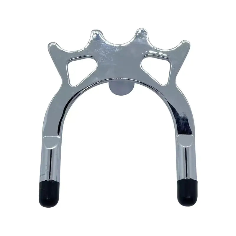 Billiard Cue Rack Cross Set with Faux Copper Base