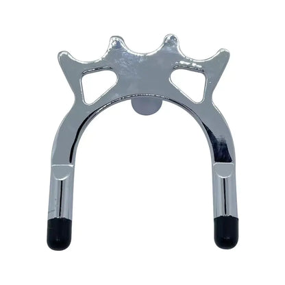 Billiard Cue Rack Cross Set with Faux Copper Base