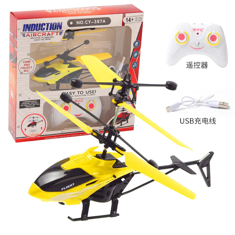 Remote Control Induction Hover Helicopter Toy