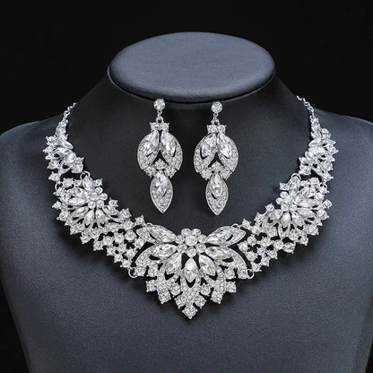 Retro European American 2-Piece Necklace Set for Brides