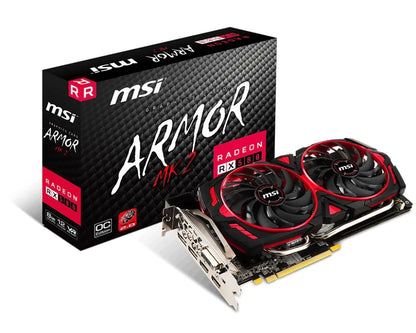 MSI Gaming Radeon RX 580 256-bit 8GB GDRR5 DirectX 12 VR Ready CFX Graphics Card (RX 580 Armor MK2 8G OC) (Renewed)
