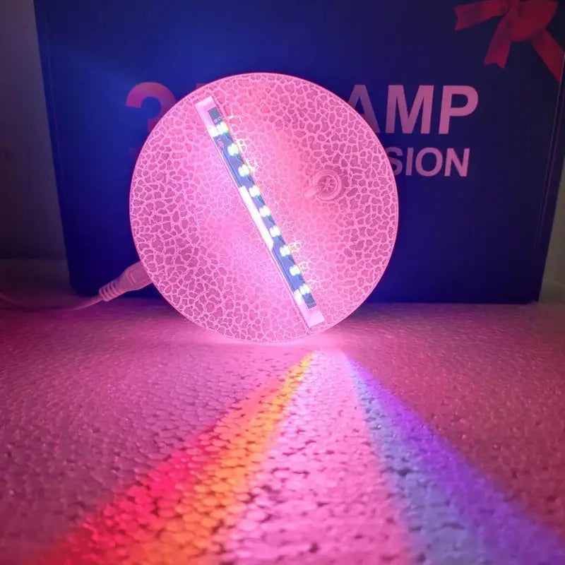 3D Dragon Illusion Lamp with Remote & Touch Control