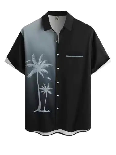 2023 Men's Hawaiian 3D Print Casual Short Sleeve Shirt