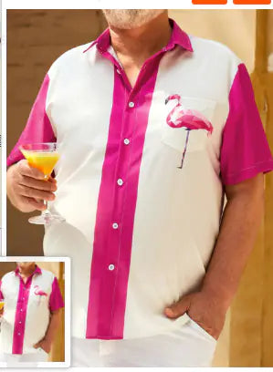 2023 Men's Hawaiian 3D Print Casual Short Sleeve Shirt