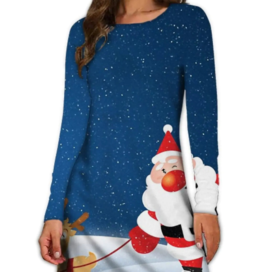 Women's Long Sleeve Christmas Dress