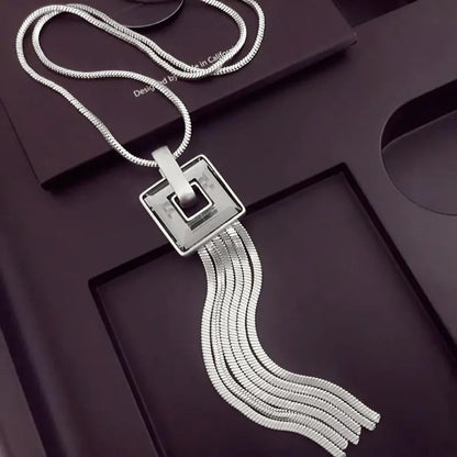 Long Necklace, Sweater Necklace, Accessory Necklace