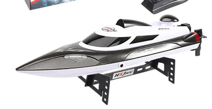 Remote Control Electric Speedboat with Lights (Large)