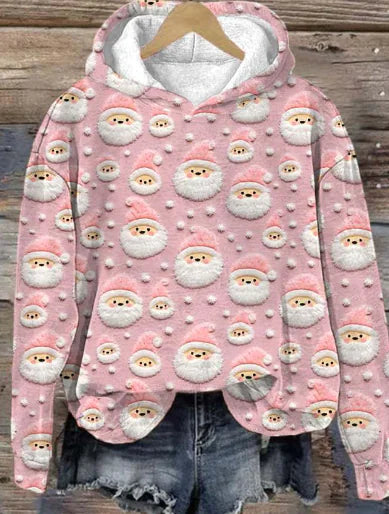 Christmas Holiday Casual Hooded Sweater