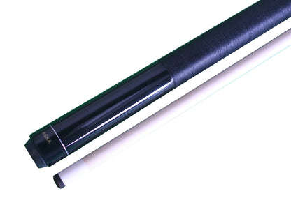 ASKA Pool Cue Stick LEC Black 58" Length 13mm Hard Long Lasting Le Pro Tip Canadian Hard Rock Maple Shaft and Butt Black Nylon Wrap 21oz Weight