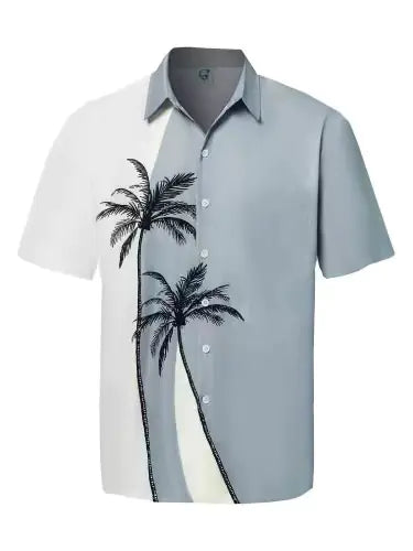 2023 Men's Hawaiian 3D Print Casual Short Sleeve Shirt