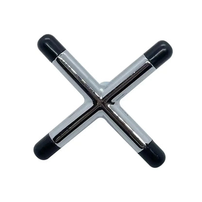 Billiard Cue Rack Cross Set with Faux Copper Base